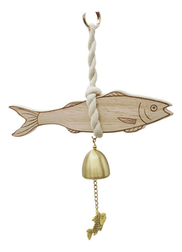 Adorno Decorativo De Pez De Madera, Escultura Decorativa, L