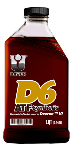 Aceite De Caja Atf Dexron 6 Vi Sintético Dauer Caja 12 Unid 