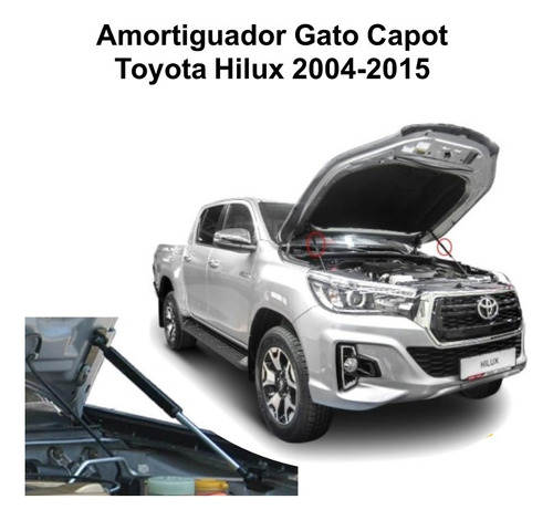  Amortiguador Gato  Para Capot Toyota Hilux