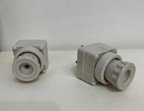 Tapón Fusible Antiguo De Porcelana (Usado)