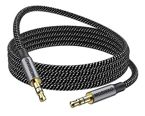 Cable Auxiliar Moswag De Audio De 0.138 Inestéreo -negro