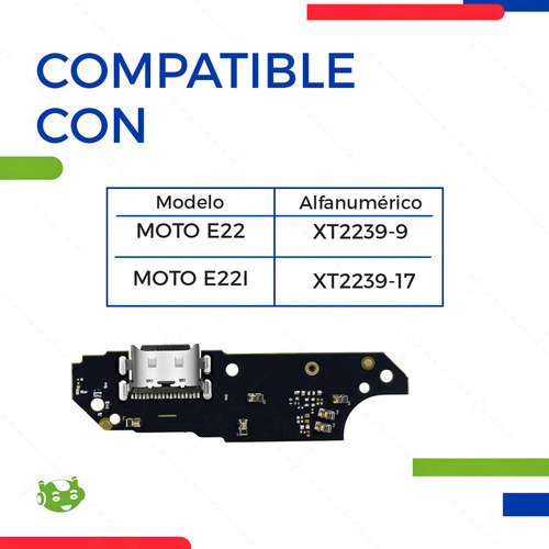 Flexor Centro De Carga Para Moto E22 Xt2239-9 E22i Xt2239-17