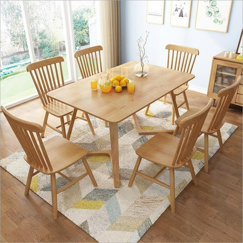 Silla Comedor Windsor Nórdica Madera Maciza Rubberwood