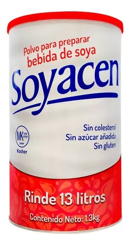 Bebida Leche De Soya En Polvo 1.3 Kg  Soyacen