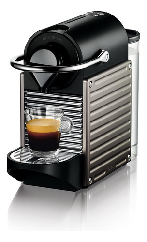 Máquina Para Café Nespresso Pixie Con Aeroccino De Brevil. Color Titan