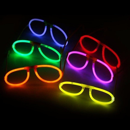 Gafas Glow Neón Party - Fiesta Hora Loca X 6 Unid Surtidas