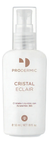 Cristal Eclair Cristales Aclarantes 365 Dias Prodermic 50ml. Momento de aplicación Día/Noche Tipo de piel Pigmentadas