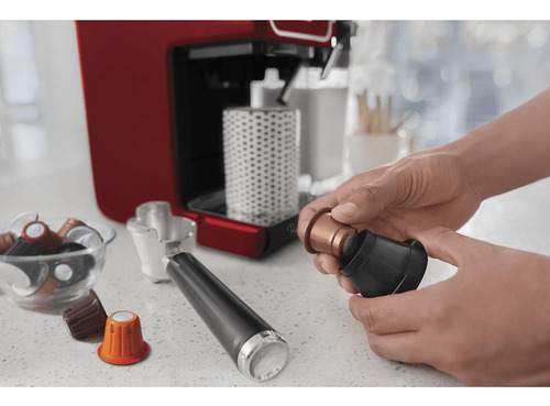 Cafeteira Oster Primalatte Touch Red Funç Auto 1050w 220v