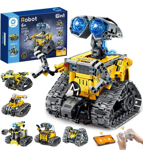 Sillbird Kit De Robot Stem 6 En 1 Para Niños De 8 A 13 Años