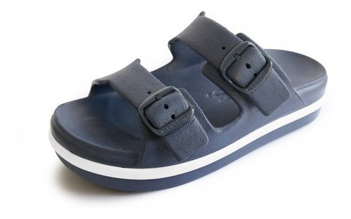 Imagen 3 de 10 de Sandalias Humms Bimmba Mujer Plataforma Ensign Blue Azul