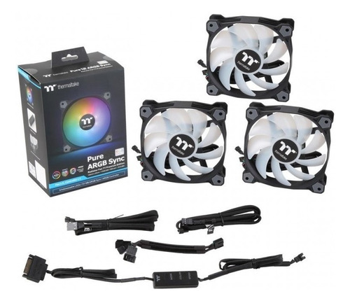 Kit de ventiladores Thermaltake Pure 14 Argb Sync de 3 unidades