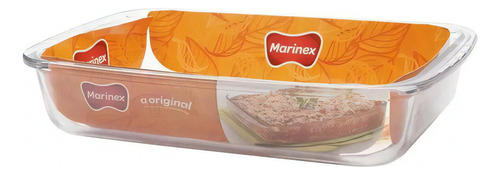 Bandeja rectangular de vidrio para lasaña 3,7 l - Marinex