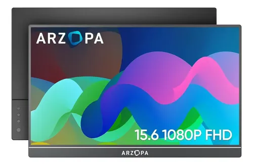 Monitor Portátil Arzopa 15,6'' A1 Gamut Ultrafino 1080p Fhd Ips
