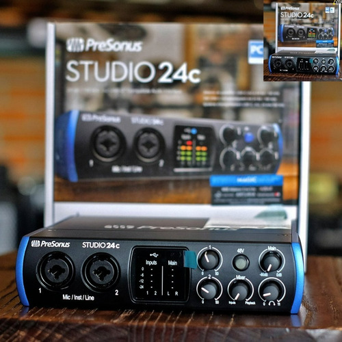 Presonus Studio 24c Interface De Audio Usb C + Rocker Music