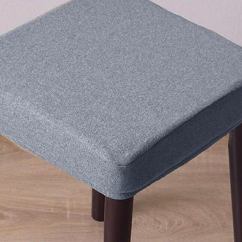 Taburete De Tocador Elástico Funda De Asiento Funda Gris B