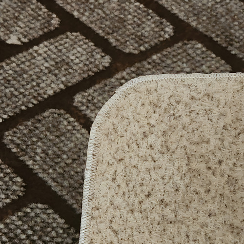 Alfombra Carpeta Moderna Diseño Con Texturas En Relieve 2 M 1.5 M Moderno Relieve Rectangulos Beige