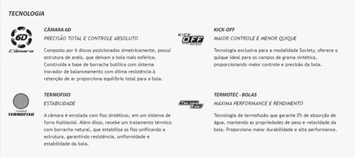 Imagem 4 de 4 de Bola Society Penalty Se7e Pro Ko X