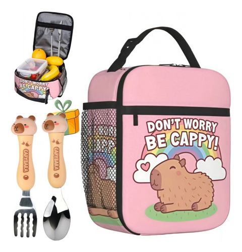 Bonita Bolsa De Almuerzo Para Niños Con Forma De Carpincho