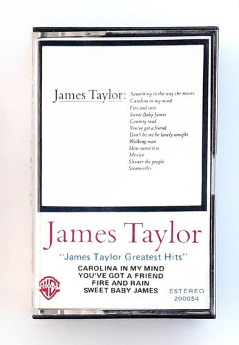 Casete  James Taylor  Greatest Hits  Oka  (Reacondicionado)