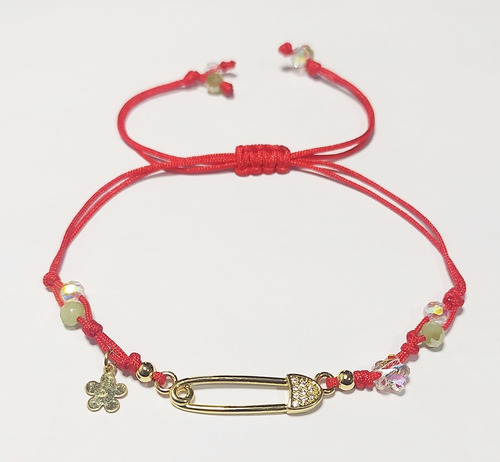 Pulsera Tejida + Dijes De Goldfiel