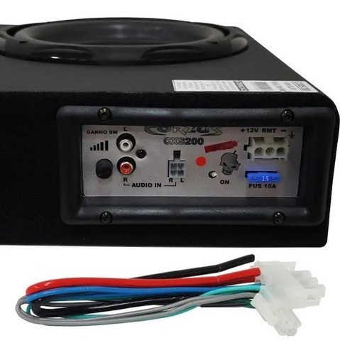Caixa Mini Slim Corzus Amplificada 200w Rms Cxms200