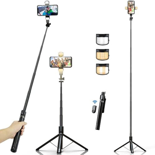 Trípode Para Teléfono Selfie Stick Con Control Remoto - Ashi