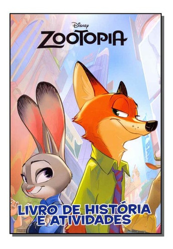 Disney - Zootopia - Livro De História E Atividades