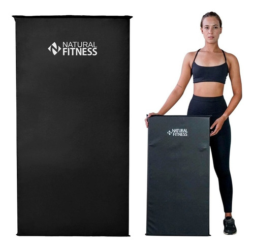 Colchonete Espuma Fitness Academia Profissional Studio Cor Preto