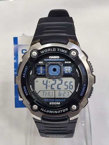 Reloj Casio Digital Varón / Ae-2000w-1av