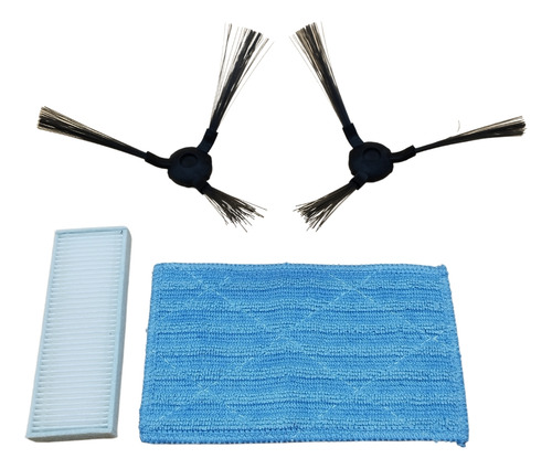 Kit Filtro Refil Mop E Escovas Robô Electrolux Home-e Erb20