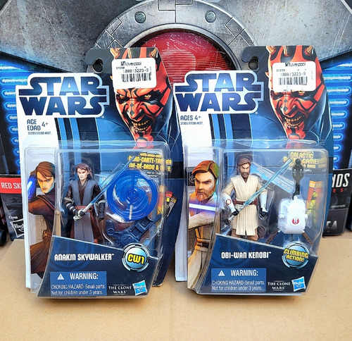 Anakin Skywalker Obi Wan Clone Wars Star Wars Black Series (Usado)