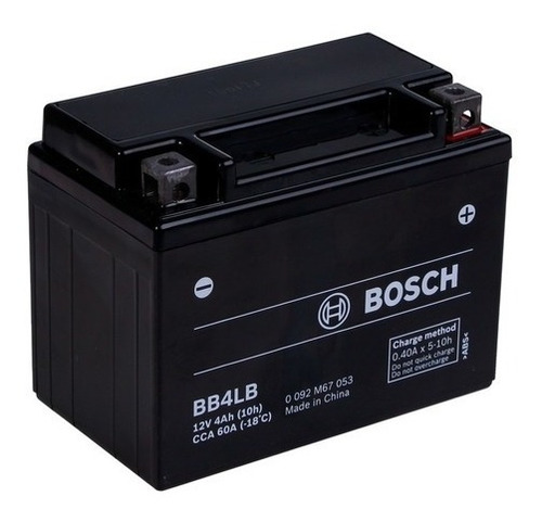 Bateria Bosch Motos Bb4lb =  Yb4l-b Gel Agm