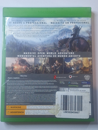The Witcher 3: Wild Hunt Standard Edition Cd Projekt Red (Usado)