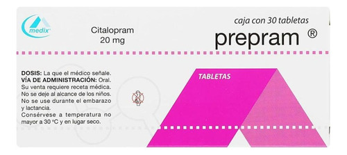 Prepram 20 Mg Caja Con 30 Tabletas