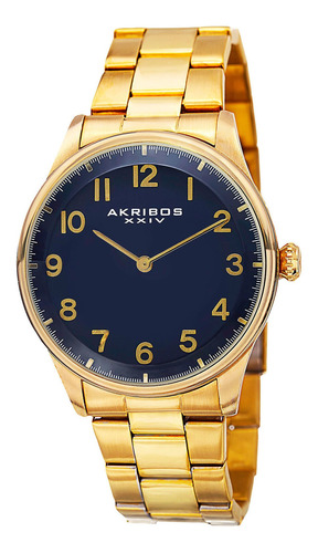 Reloj Para Hombre Akribos Xxiv Ak787ygbu De Cuarzo Esfera