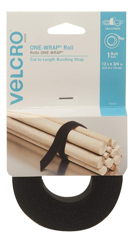 Velcro Brand - Rollo One-wrap, Doble Cara, Cinta De Gancho .