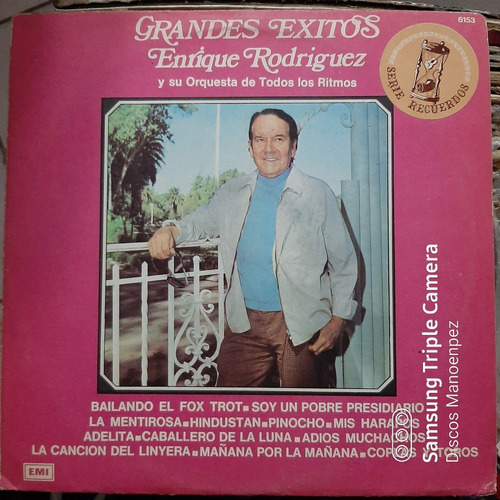 Vinilo Enrique Rodriguez Y Su Orquesta Grandes Exitos T3