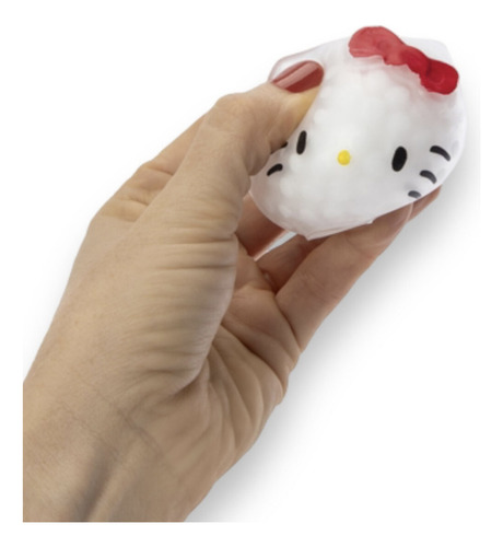 Hello Kitty 4 Squishy Antiestres Caja Con 4 Personajes Color Blanco