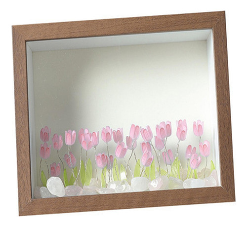 Marco De Fotos Con Forma De Tulipán Para Bricolaje, Luces No