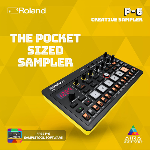 Creative Sampler Roland Aira Compact P-6 Con Secuenciador