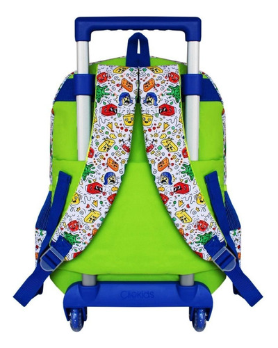 Mochila Rodinhas Galactic Cat para colorear con lonchera