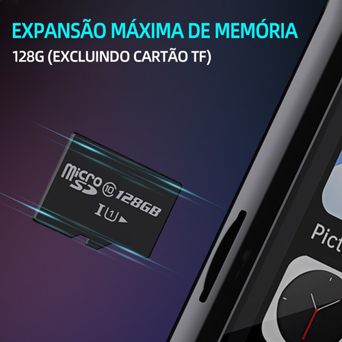 Mp4 Play Leitor De Mp3 E Mp4 Com Tela De 1,77'' Gn-406
