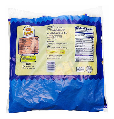 Osem Bamba Maní Snacks Para Bebés - All Natural Bebé De Caca