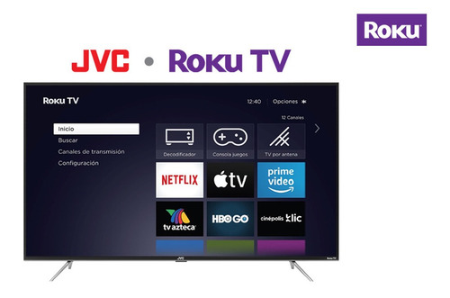 Imagen 2 de 2 de Pantalla Jvc 50 Pulgadas Roku Smart Tv Si50ur Uhd 4k