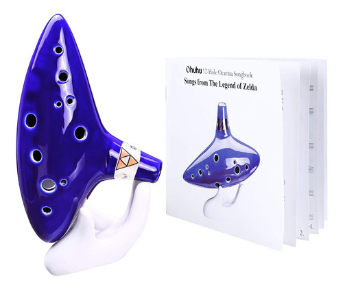 Ohuhu Zelda Ocarina Con Libro De Canciones (canciones De La