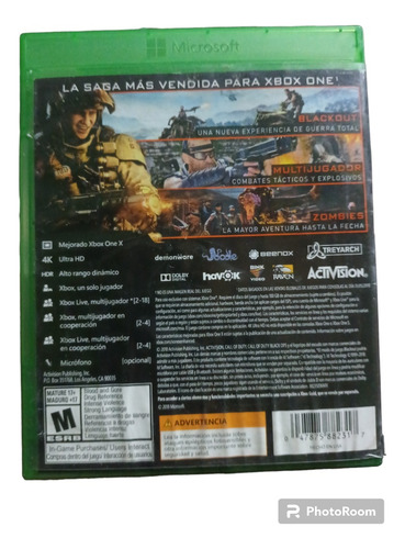 Call Of Duty Black Ops 4 Standard Edition Xbox One Físico (Usado)