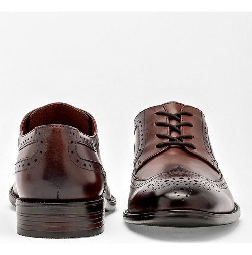 Zapatos Vestir Hombre Christian Gallery Camel Cafe 124-909
