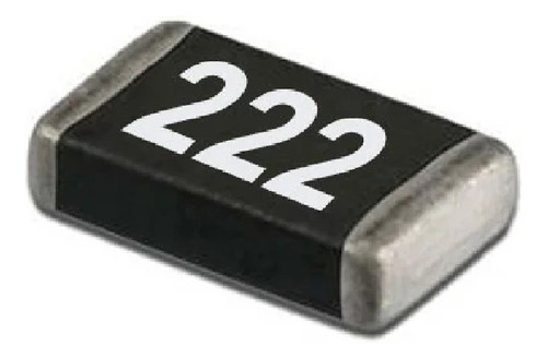 50 Resistores 222 (2k2 Ohms) Smd 1206 1/8w 5