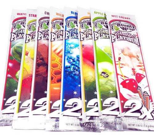 Paquete De Bluntwrap X2 Unidades Rolling Papers Cueros Sabor Sandía