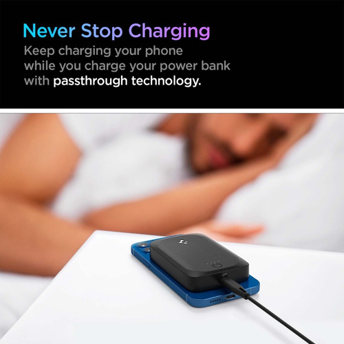 Imagen 6 de 7 de Cargador Portatil Spigen Archybrid 7.5w Compatible Magsafe